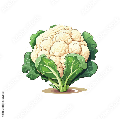 cauliflower with leaves
