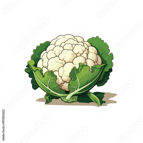 cauliflower with leaves
