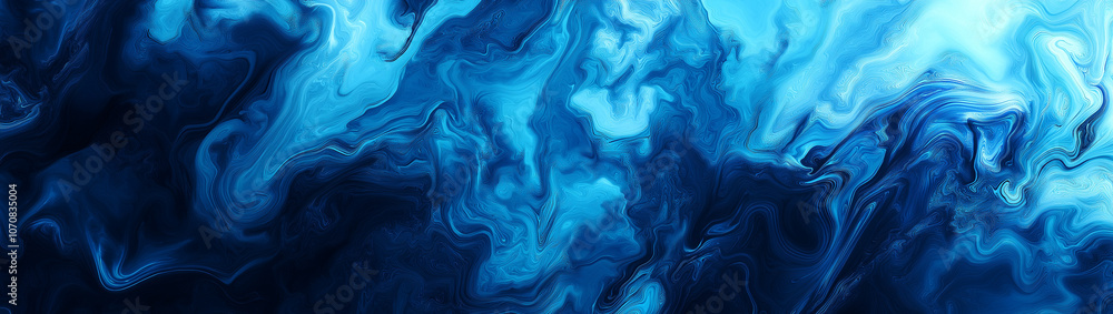 Obraz premium abstract blue background with smoke waves 