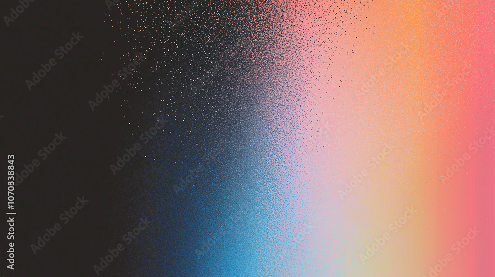 abstract rainbow patten in black background, grainy gradient noise texture poster banner abstract rainbow patten in black background, grainy gradient noise texture poster banner