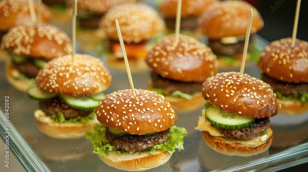Appetizing Mini Burgers Appetizing Mini Burgers