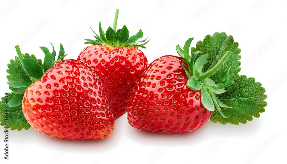 Juicy red strawberries, ready to be enjoyed, ideal for healthy recipe images Juicy red strawberries, ready to be enjoyed, ideal for healthy recipe images
