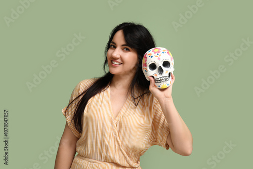 Beautiful young woman with ...