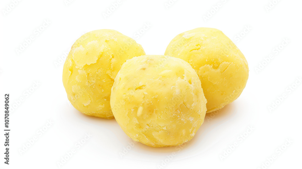 laddu indiaen dessert food on white background, fried balls laddu indiaen dessert food on white background, fried balls
