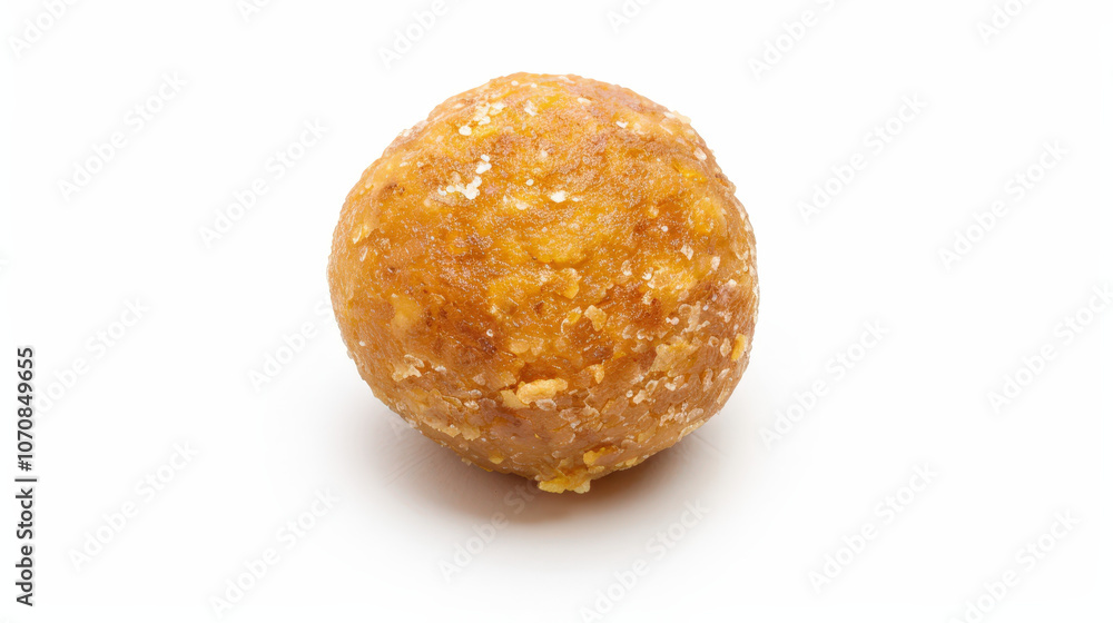 laddu indiaen dessert food on white background, fried balls laddu indiaen dessert food on white background, fried balls