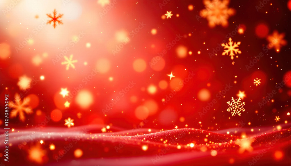 A vibrant red background adorned with shimmering golden stars, creating a festive and magical atmosphere. A vibrant red background adorned with shimmering golden stars, creating a festive and magical atmosphere.