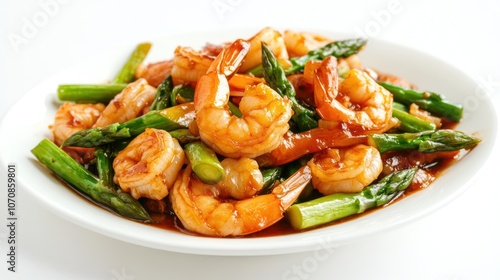 Stir-Fried Shrimp and Asparagus