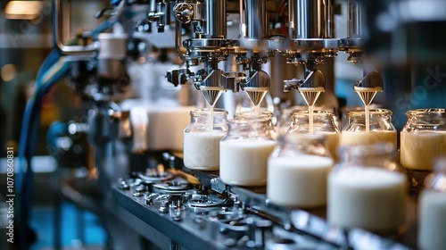 Efficient milk filling process how automated machinery streamlines dairy production for quality control