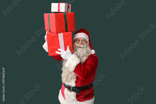 Santa Claus with Christmas ...