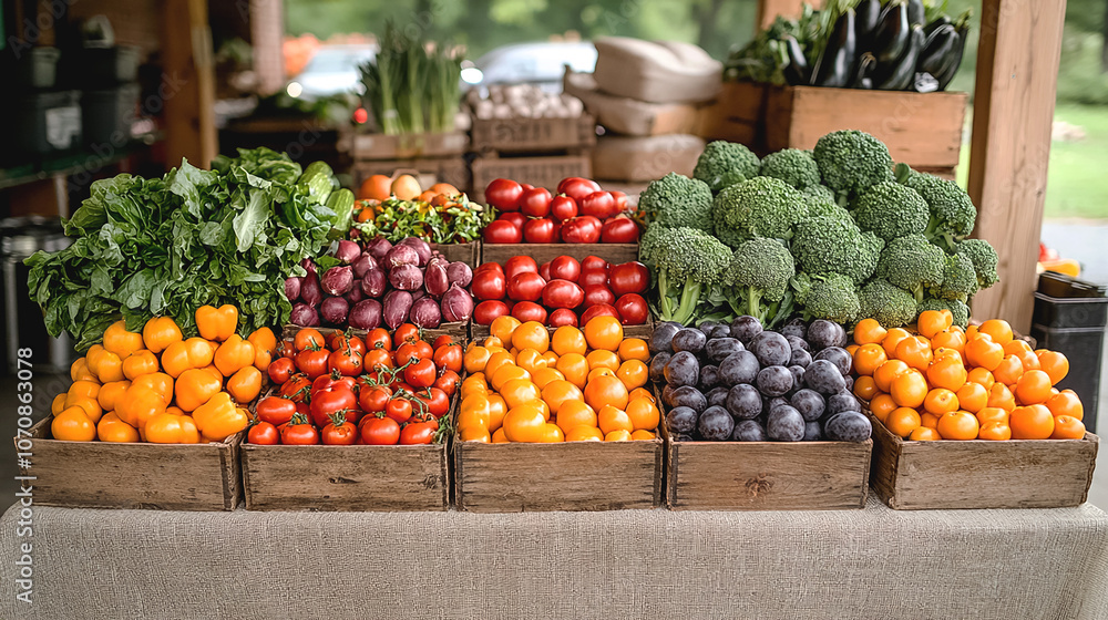 Vegetables, fruits and herbs on the counter of a farm store or market. Vegan lifestyle. Veganuary Vegetables, fruits and herbs on the counter of a farm store or market. Vegan lifestyle. Veganuary