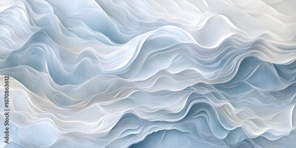 Abstract Blue and White Waves: A serene, ethereal image of blue and white waves, creating a sense of tranquility and serenity. perfect for backgrounds, website banners, and more. Abstract Blue and White Waves: A serene, ethereal image of blue and white waves, creating a sense of tranquility and serenity. perfect for backgrounds, website banners, and more.