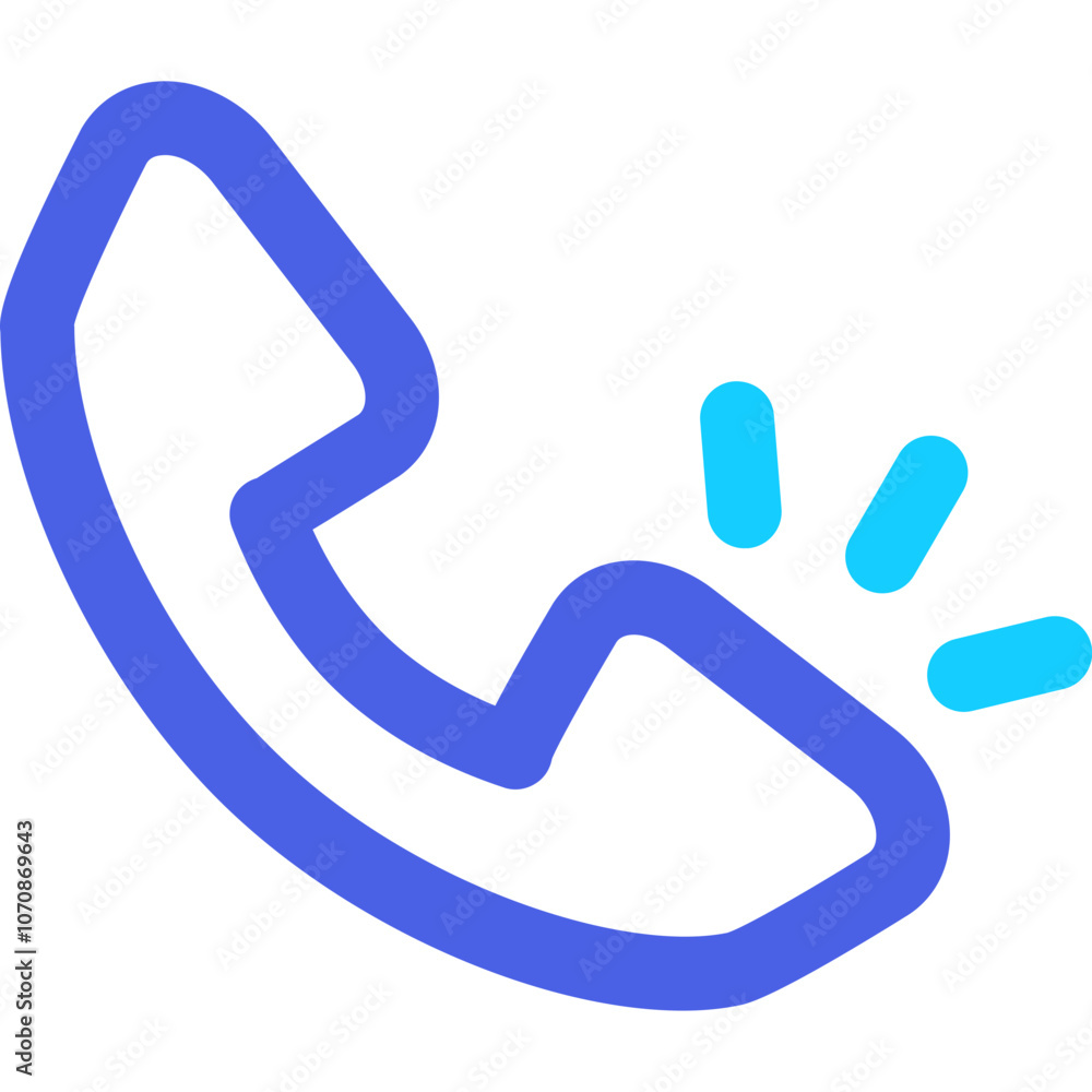 A Modern Telephone Icon With Sound Waves Representing Communication in a Digital Style A Modern Telephone Icon With Sound Waves Representing Communication in a Digital Style
