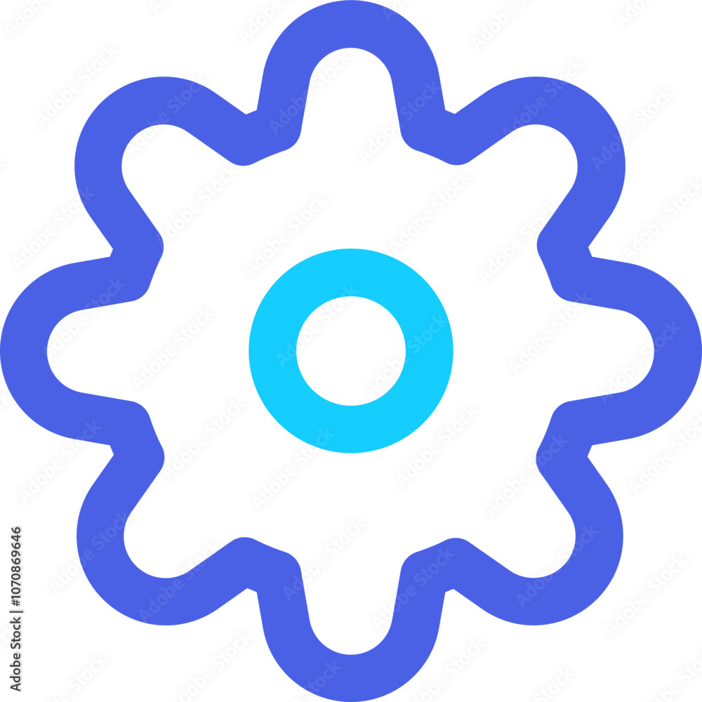 A Vibrant and Creative Design Featuring a Colorful Gear-Shaped Symbol With a Central Circular Element, Showcasing Modern Graphic Art A Vibrant and Creative Design Featuring a Colorful Gear-Shaped Symbol With a Central Circular Element, Showcasing Modern Graphic Art