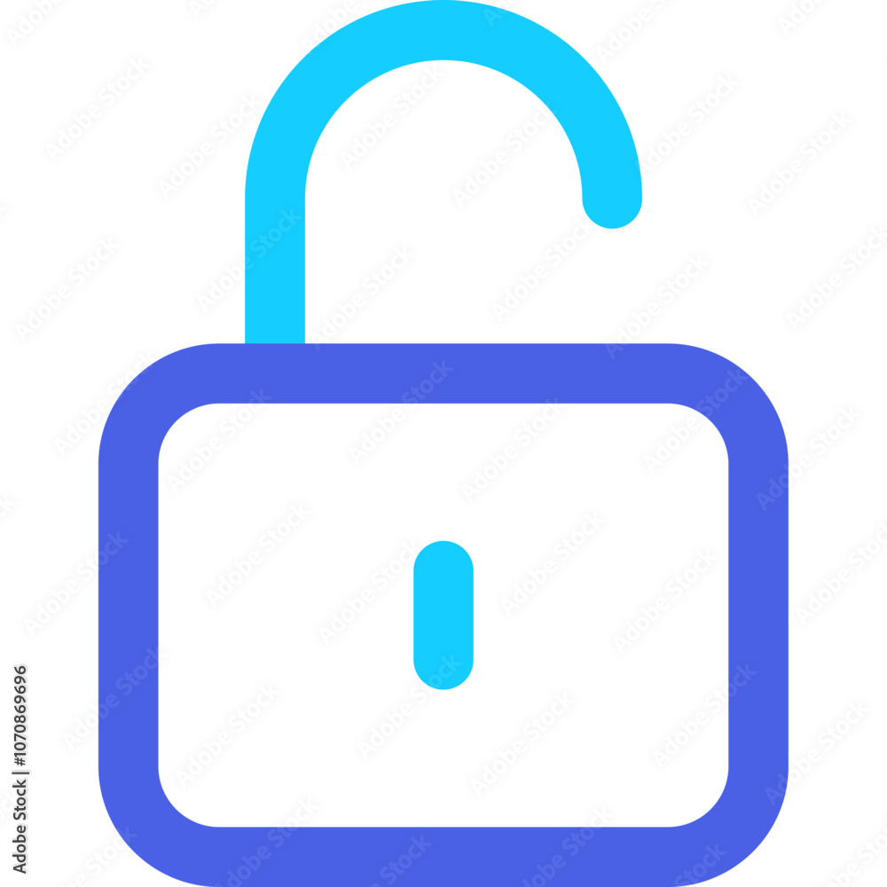 A Modern Open Padlock Symbolizing Security and Freedom in a Digital Landscape A Modern Open Padlock Symbolizing Security and Freedom in a Digital Landscape