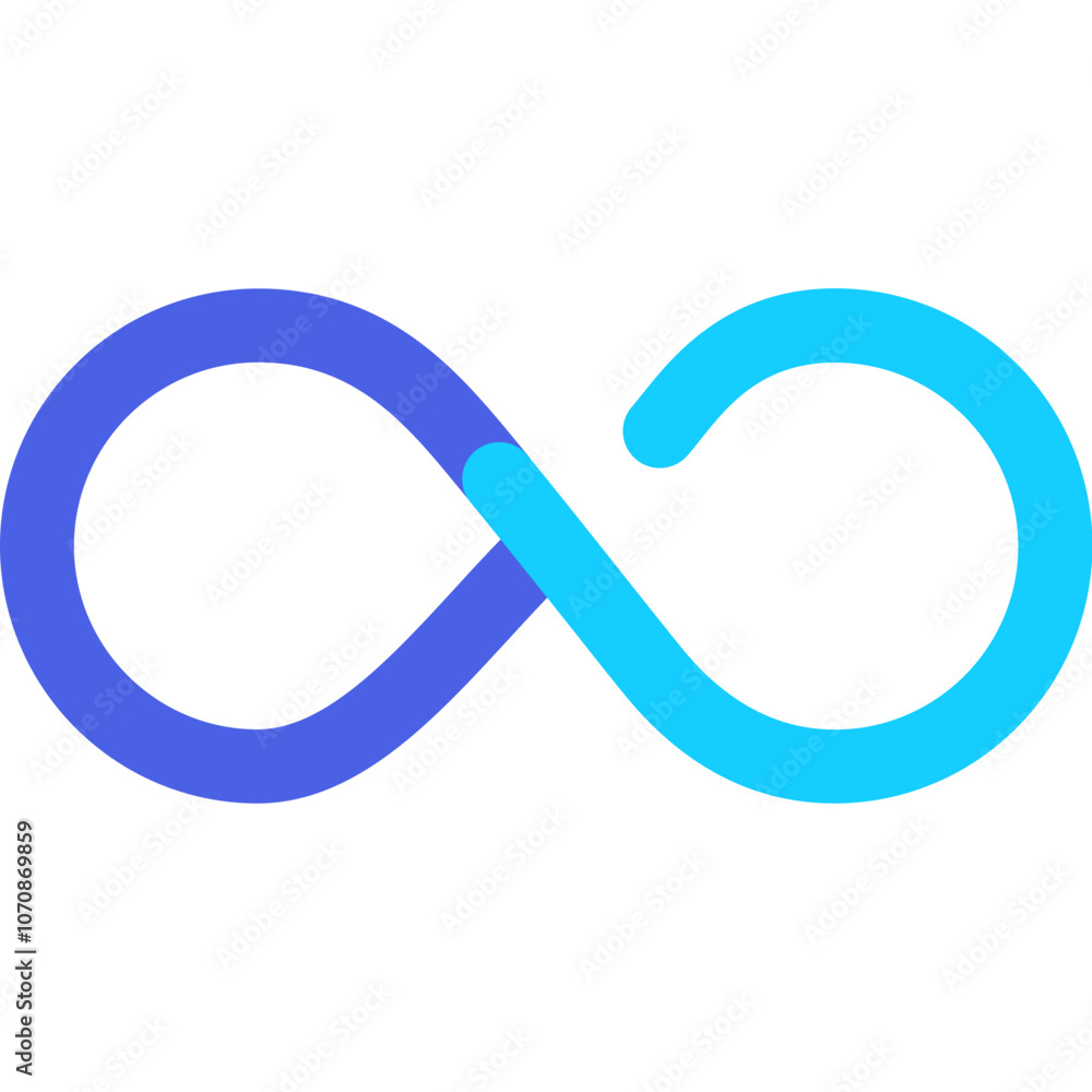A Modern Infinity Symbol Designed With Sleek Blue Gradients, Representing Continuity and Limitless Possibilities in Digital Art A Modern Infinity Symbol Designed With Sleek Blue Gradients, Representing Continuity and Limitless Possibilities in Digital Art