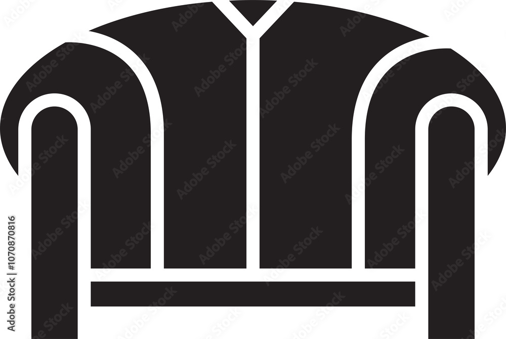 Fototapeta premium Sofa Glyph Icon