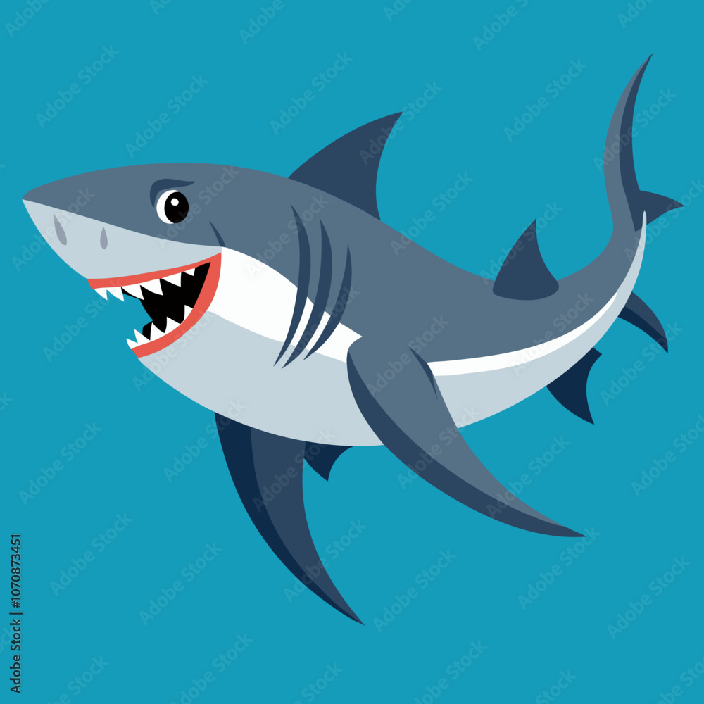 Obraz premium blue whale illustration