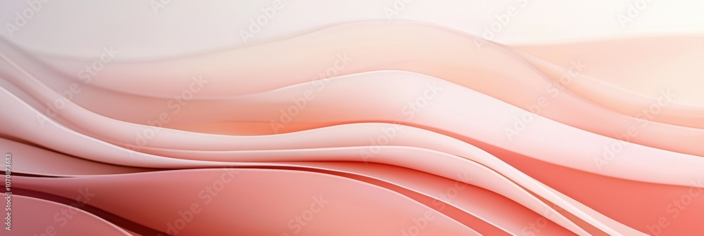 A pink wave with a white background A pink wave with a white background