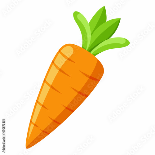 carrot isolated on white background