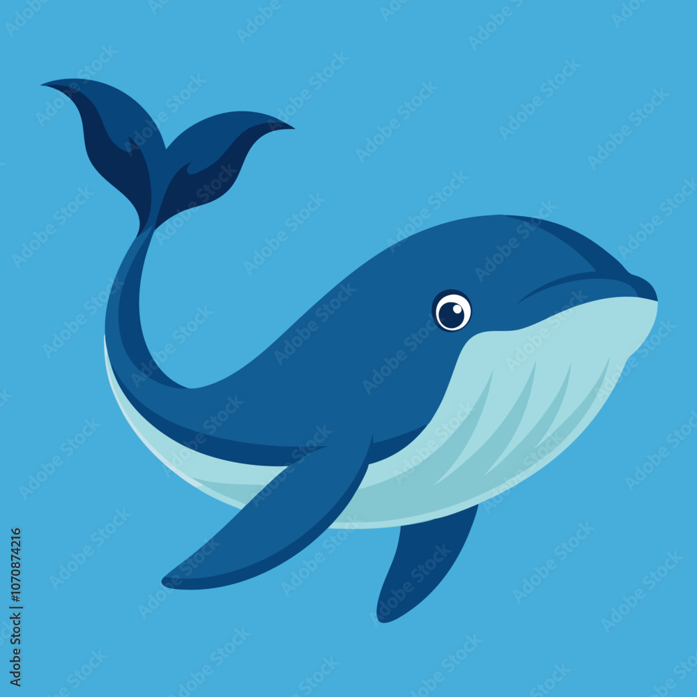 Obraz premium illustration of a cartoon shark