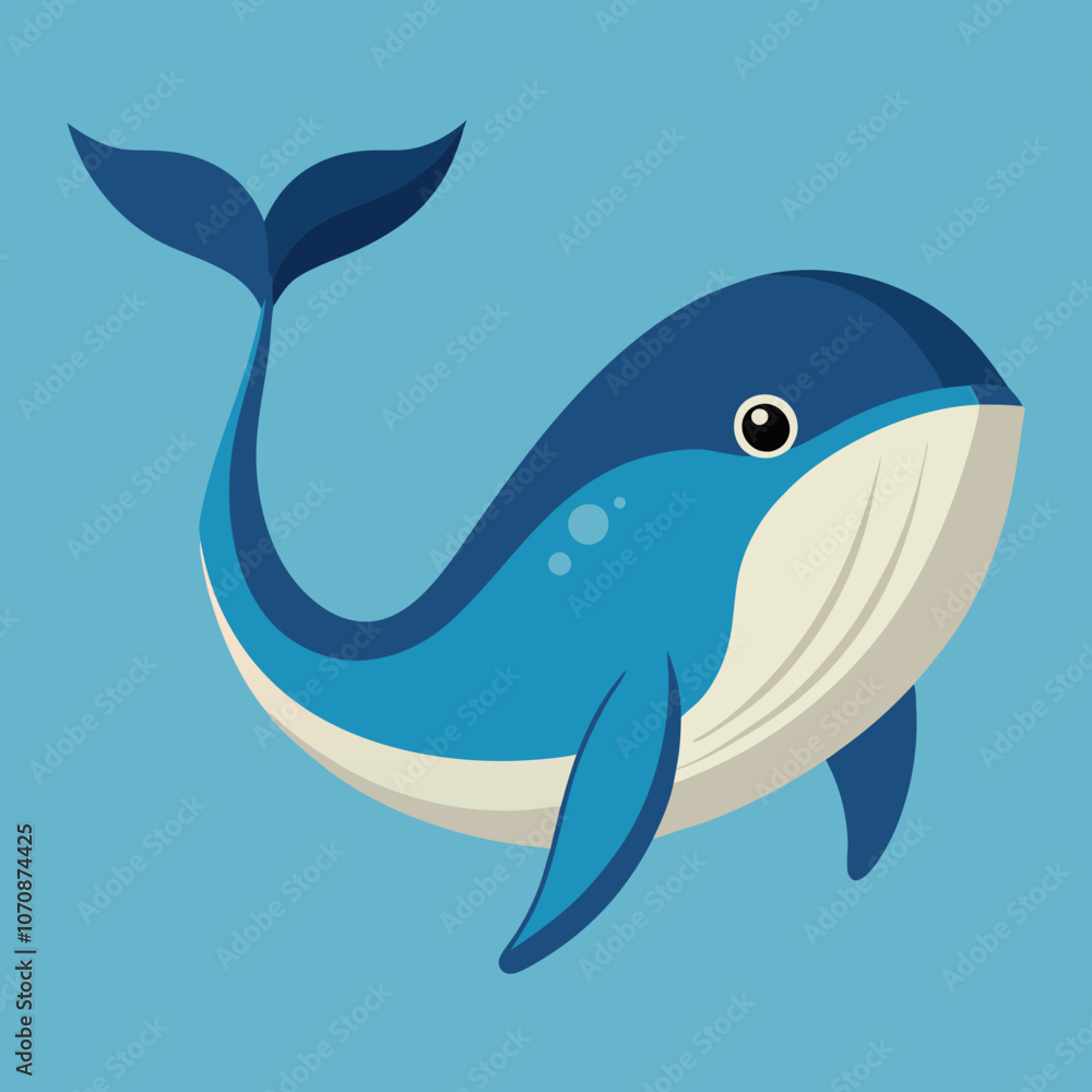 Fototapeta premium illustration of a cartoon shark