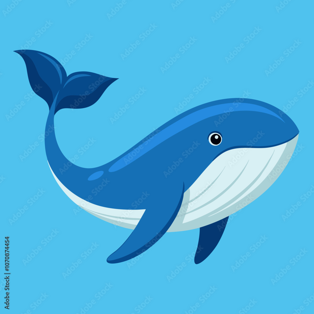 Fototapeta premium illustration of a cartoon shark