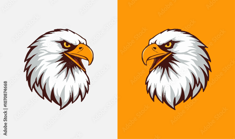 Fototapeta premium Eagle Logo Design Mascot Emblem
