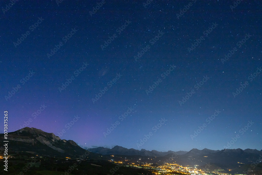 Aurore sur les Alpes Aurore sur les Alpes