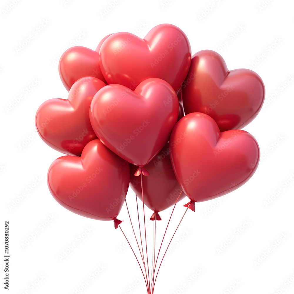 Love elevates the heart a celebration of joy and connection with heart shaped balloons floating gracefully, 3d rendering of still life concept. Love elevates the heart a celebration of joy and connection with heart shaped balloons floating gracefully, 3d rendering of still life concept.