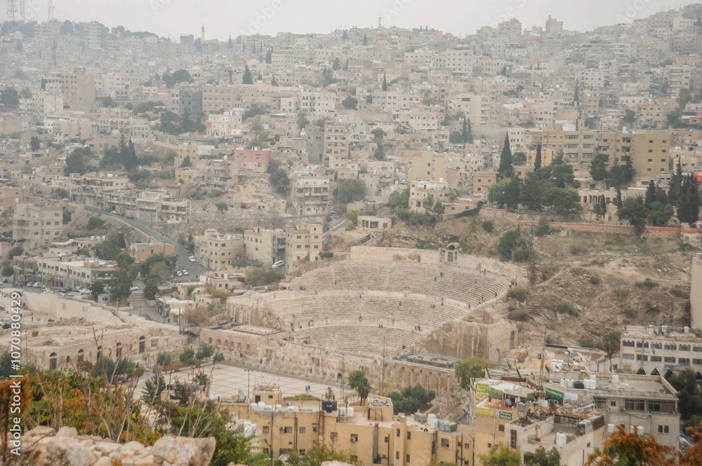Obraz premium view of the city of Amman in Jordan
