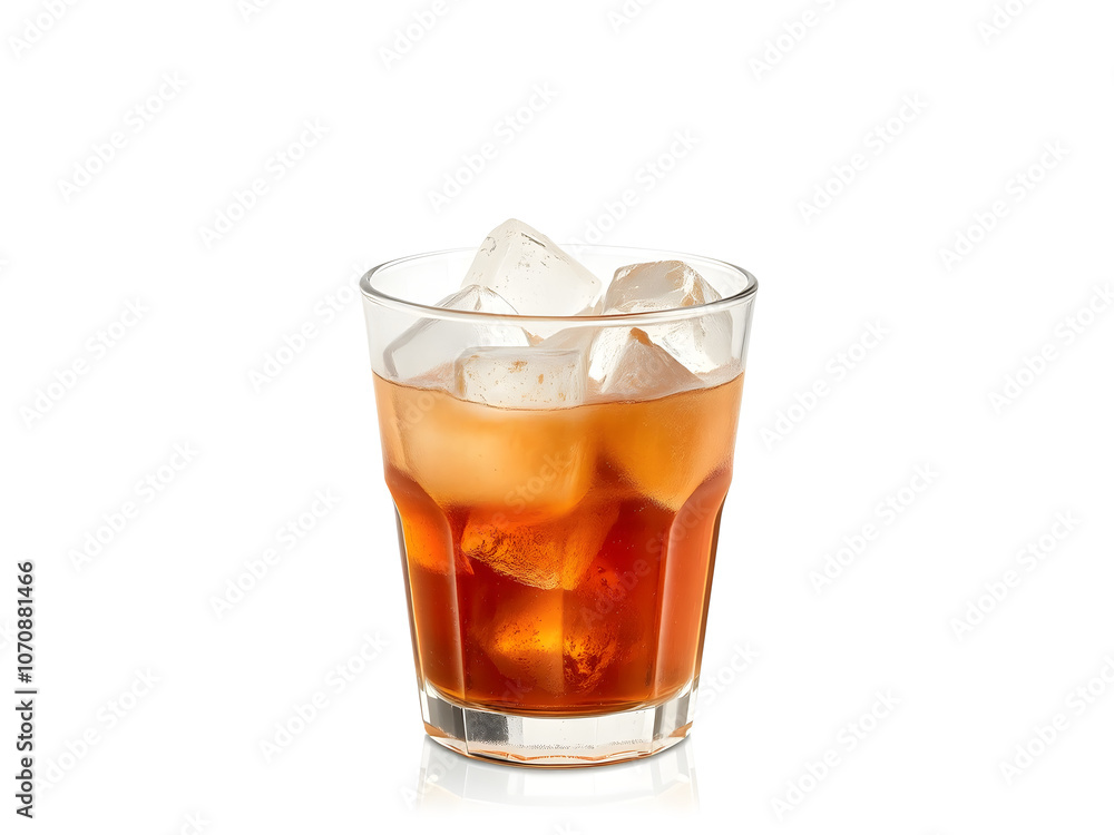 glass of cola with ice glass of cola with ice