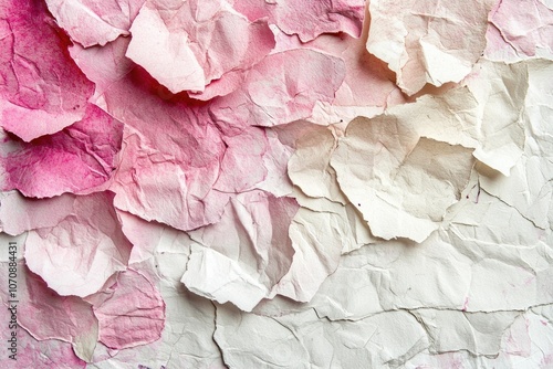 Wallpaper Mural Close-up shot of a pink and white textured wall with unique pattern Torontodigital.ca