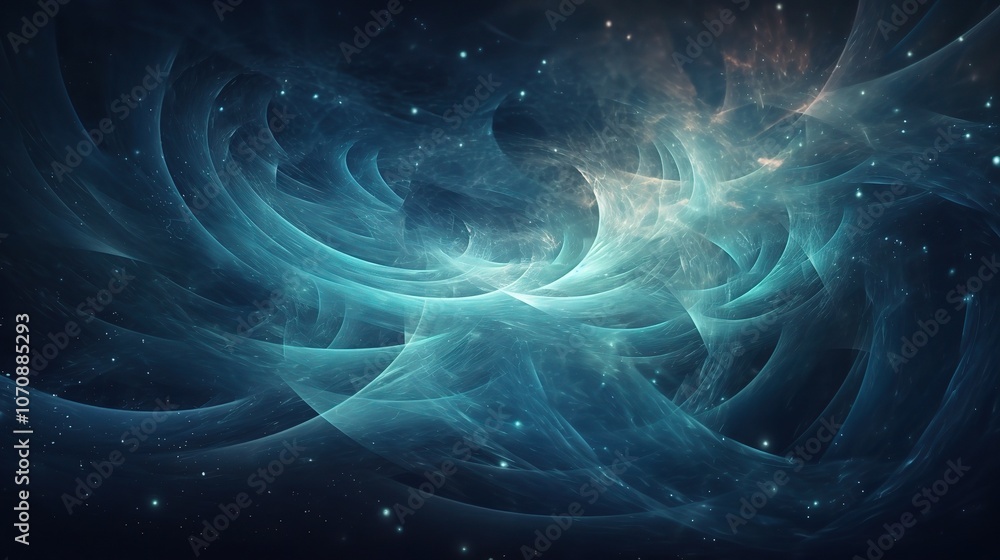 Abstract Cosmic Swirl in 3D Giga Pixel Style Abstract Cosmic Swirl in 3D Giga Pixel Style