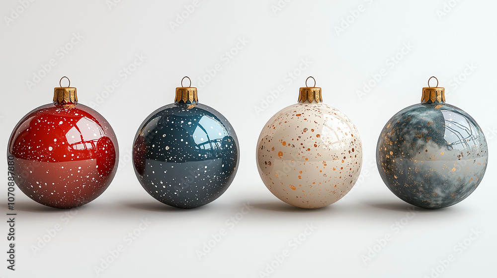 christmas ornaments isolated on white christmas ornaments isolated on white