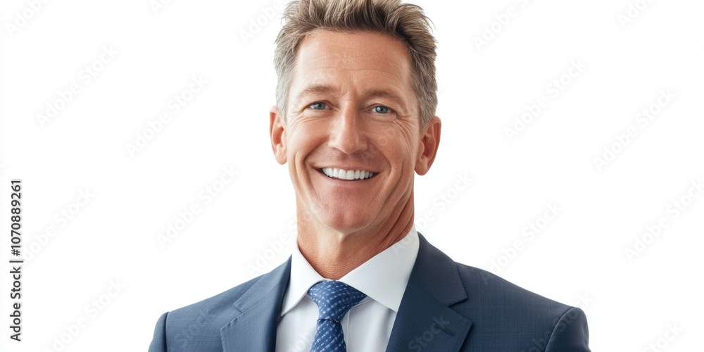 Professional Portrait of a Smiling Businessman Professional Portrait of a Smiling Businessman