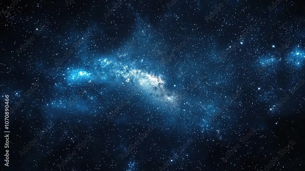 Stunning Cosmic Galaxy in Deep Space Stunning Cosmic Galaxy in Deep Space