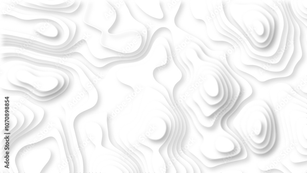 Abstract 3D background creative pattern in illustration with white color design in papercut.Topographic canyon geometric map relief texture with curved layers and shadow. Abstract realistic papercut
Abstract 3D background creative pattern in illustration with white color design in papercut.Topographic canyon geometric map relief texture with curved layers and shadow. Abstract realistic papercut