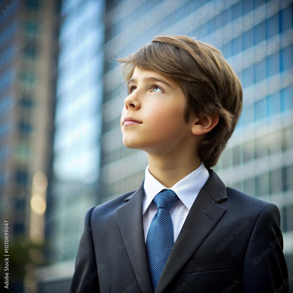 Business child portrait Business child portrait