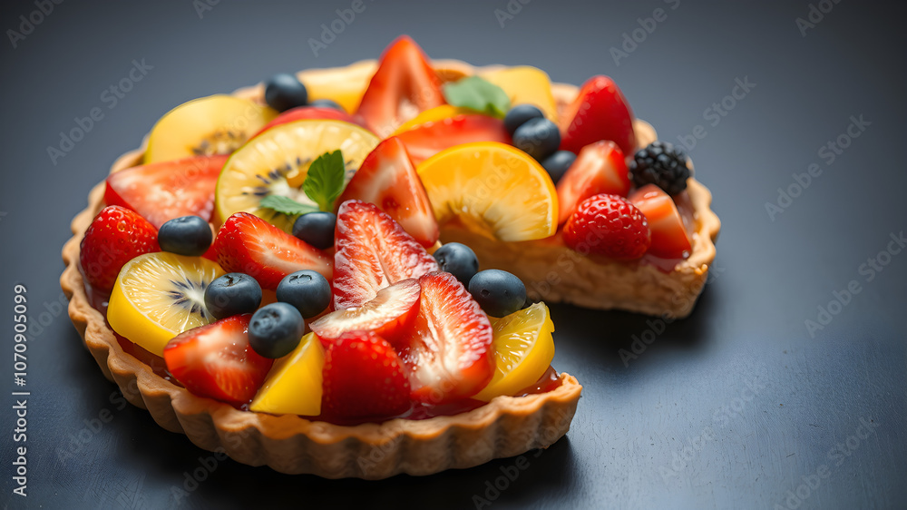 cake with fruits cake with fruits