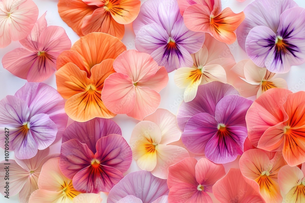 A detailed view of a bunch of flowers A detailed view of a bunch of flowers