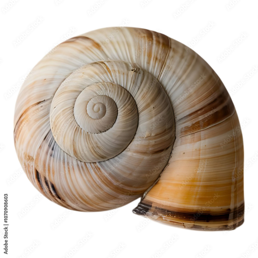 Snail Shell with Curved Pattern Snail Shell with Curved Pattern