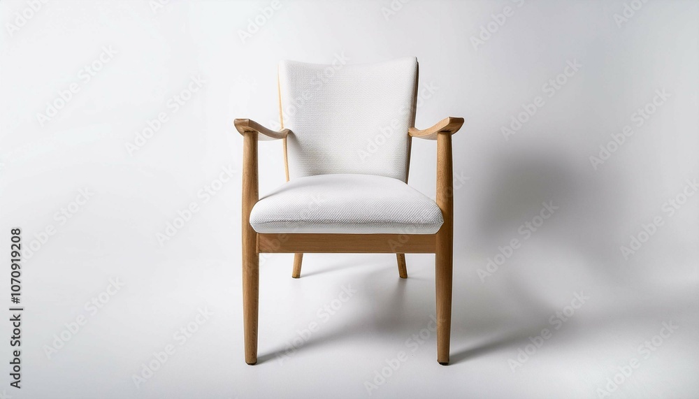 old chair on a white background old chair on a white background