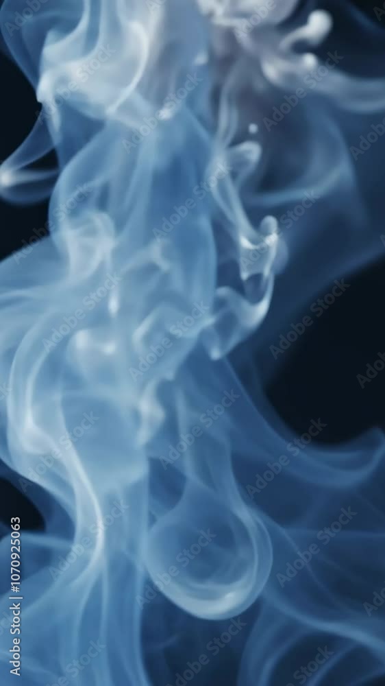 Abstract smoke swirls on dark background Abstract smoke swirls on dark background