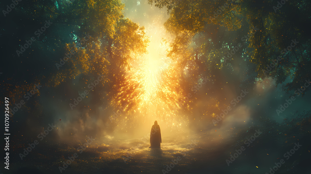 Fototapeta premium light of space