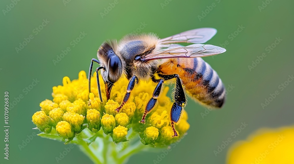 By pollinating flowers, bees support biodiversity and food production of ecosystems By pollinating flowers, bees support biodiversity and food production of ecosystems