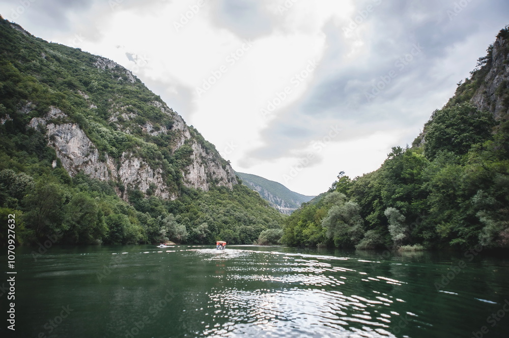 mountain river in the mountains of Matka in Macedonia mountain river in the mountains of Matka in Macedonia