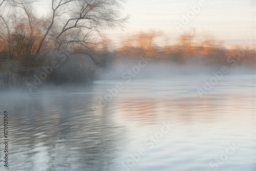 blur flowing water a sense of timelessness and ethereal beauty in the riverine