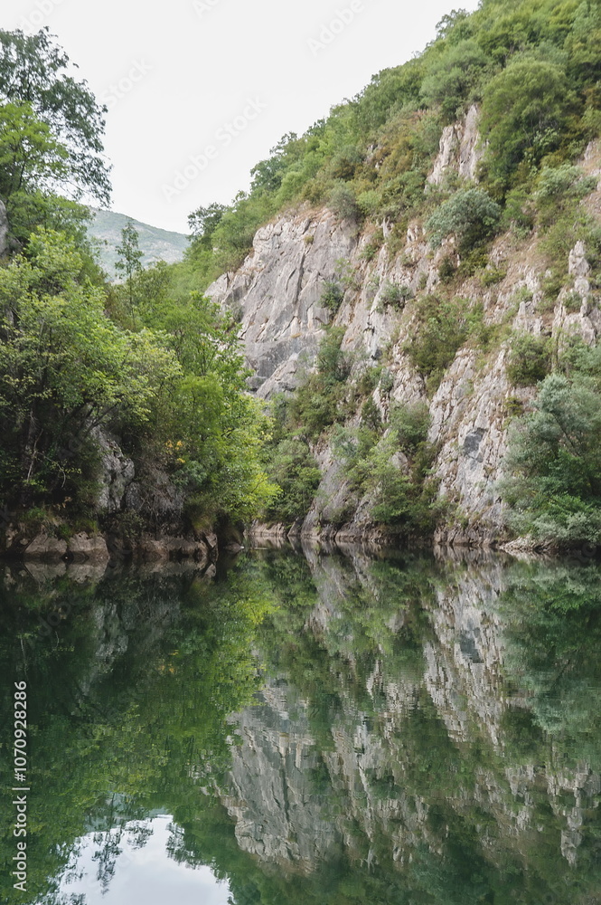 mountain river in the mountains of Matka in Macedonia mountain river in the mountains of Matka in Macedonia