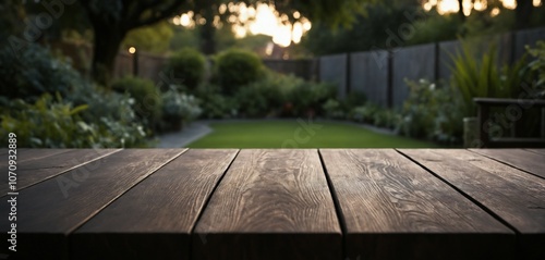 Dim Garden, Dark Wood Detail