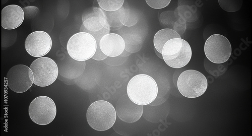 defocused christmas lights